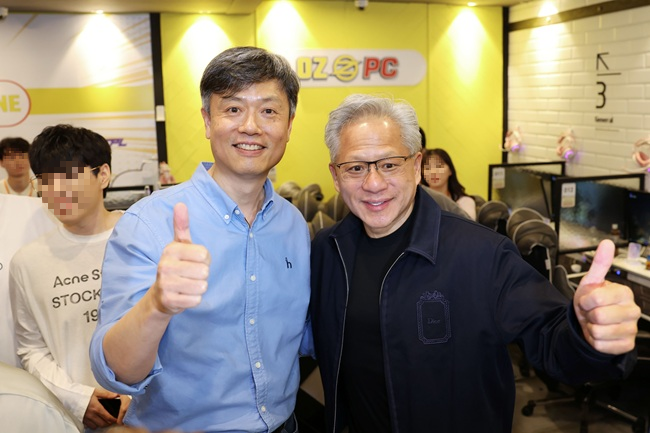 장병규·젠슨 황 PC방 회동…크래프톤...