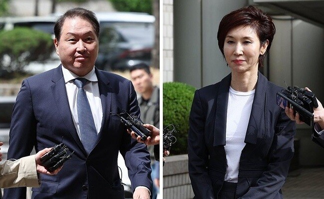 최태원·노소영, 재산분할 파기환송심 ...