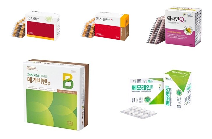 동국제약, ‘인사돌부터 메모레인까지’...